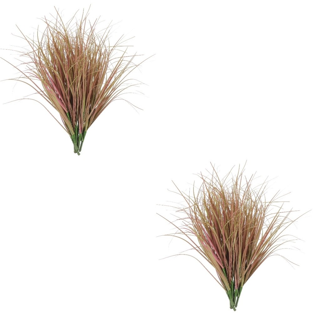 2 Pieces Artificial Tall Grass Decor for Office or Outdoor Use