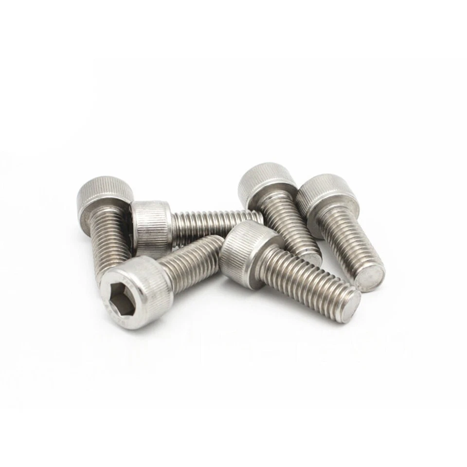 M7 Allen Screw Hex Socket Bolt Cap Head Screws White 12.9 Steel Length 10 - 40mm - image 3 of 4