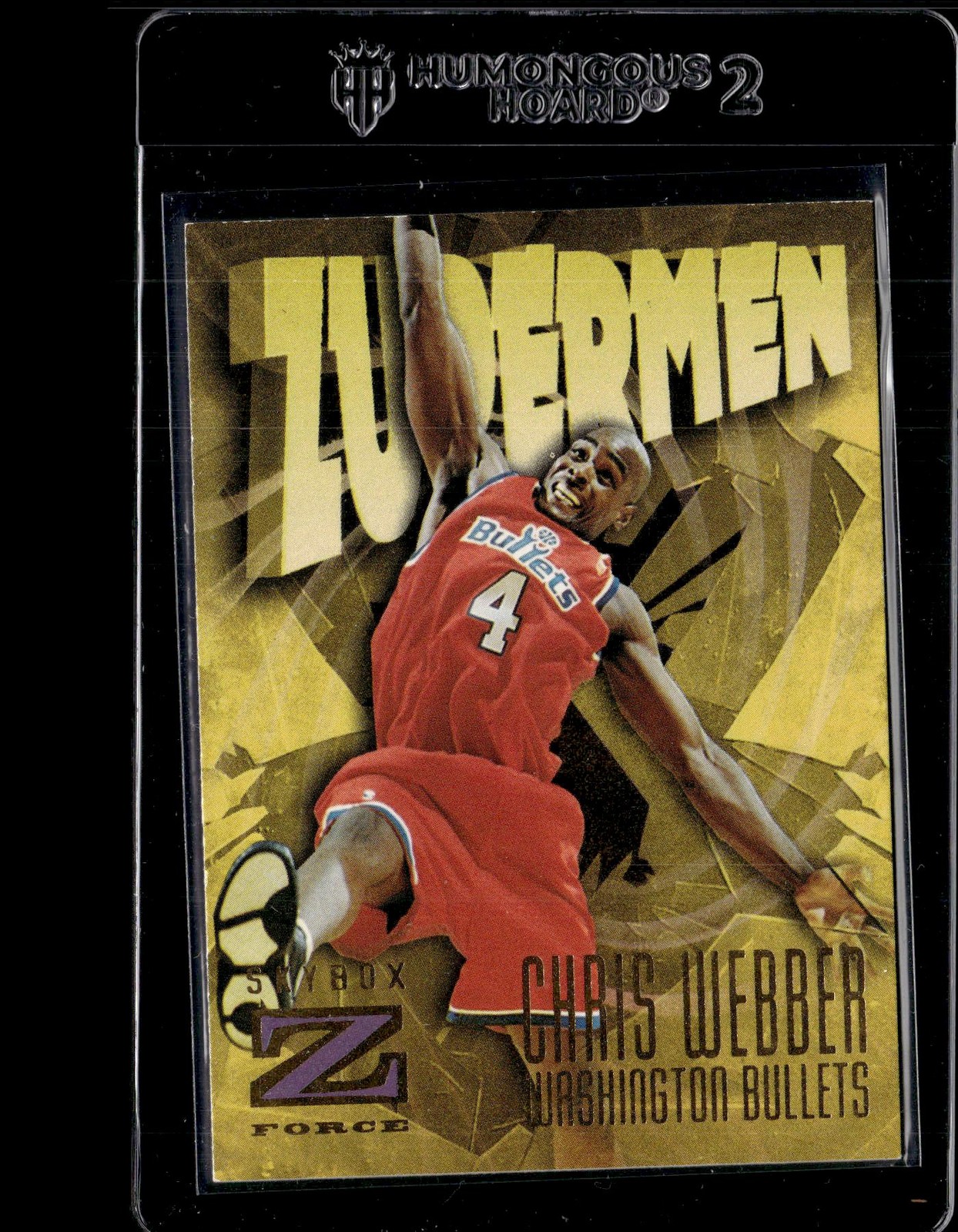 1996-97 SkyBox Z-Force #198 Chris Webber