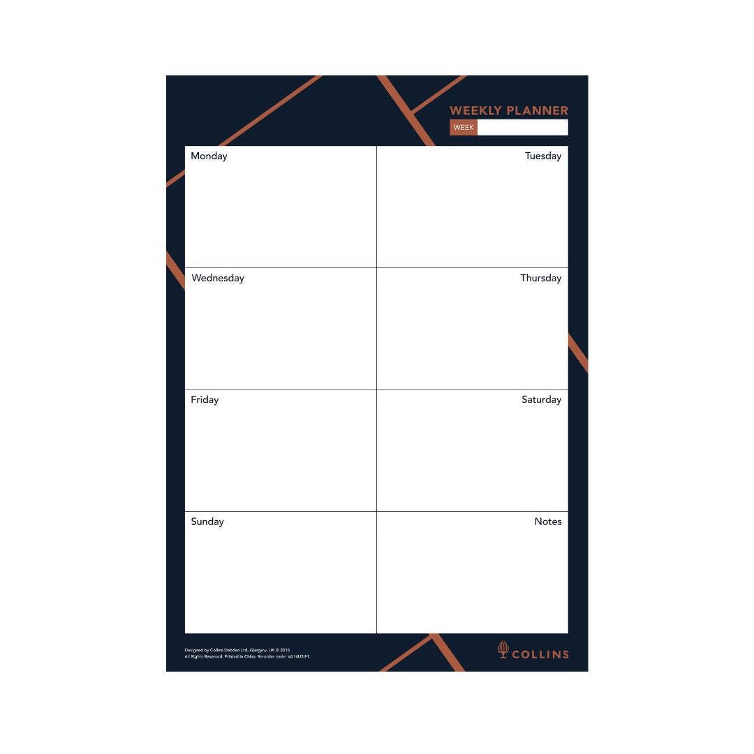 Vanguard - A4 Weekly Planner Desk Pad (VA14U3.F1)
