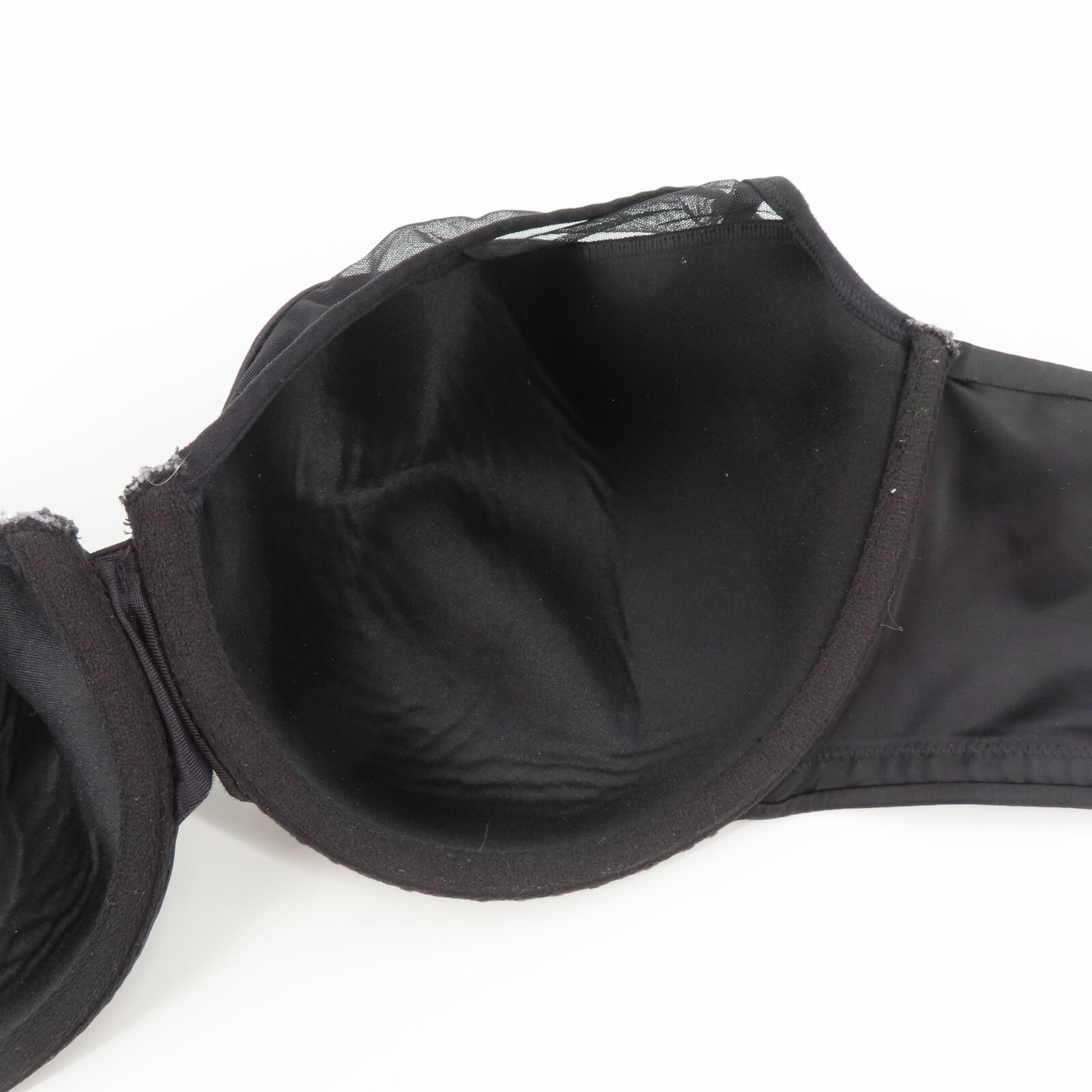 Cacique 42DD Bra Solid Black Charm Underwire Line… - image 9