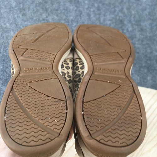 Zapatos Sperry Top Sider para mujer 9 M informales barco beige cuero puntera sin usar, en caja 9770116 - Imagen 9 de 17