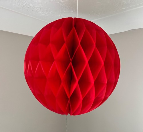 Honeycomb Paper Ball Colourful Wedding Party Hanging Decoration - 130 Variations - Picture 11 of 36