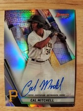 Cal Mitchell 2019 Bowman's Best Best of '19 Autographs Refractors #B19-CMI 