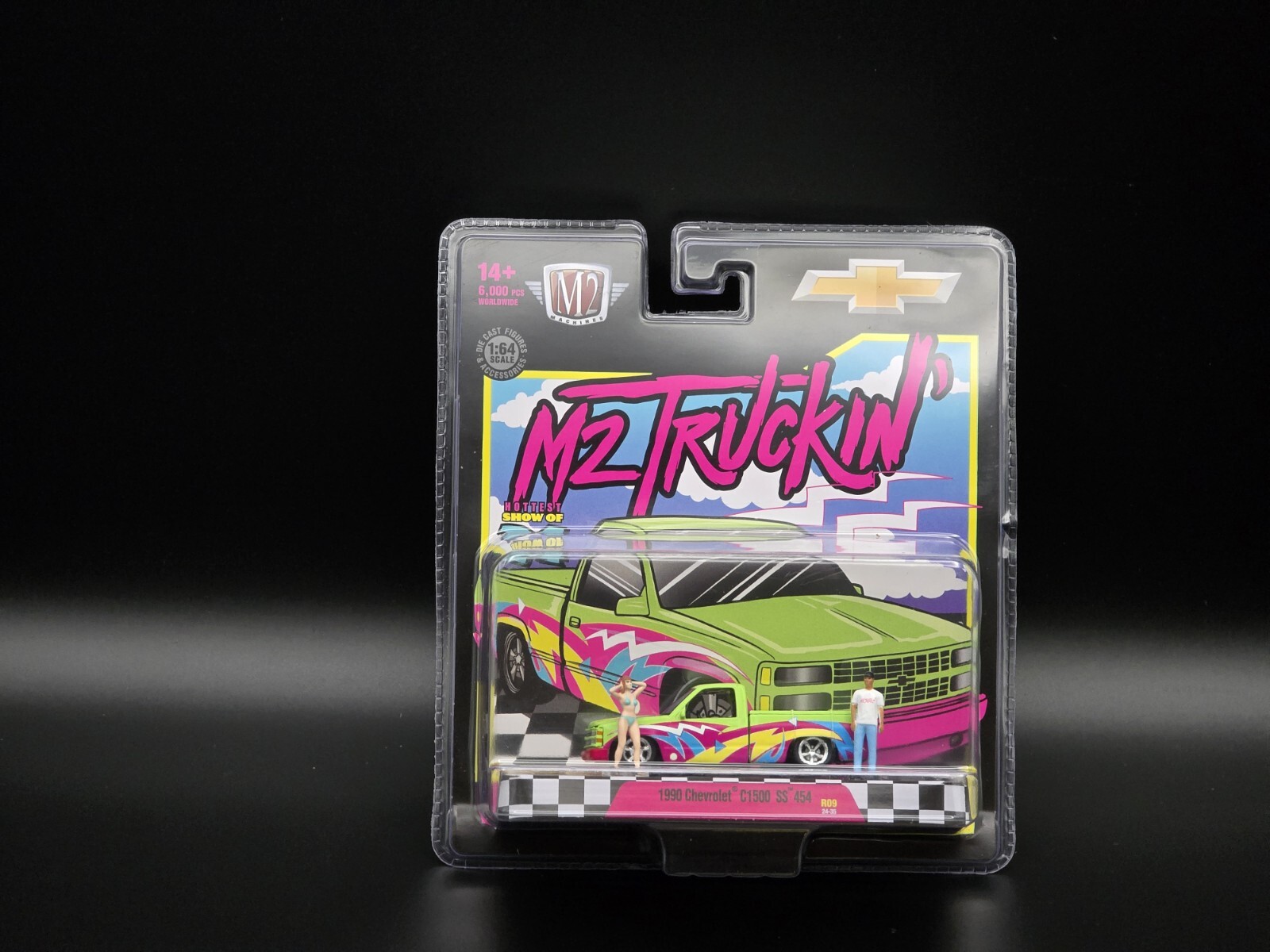 M2 Machines Diorama M2 Truckin’ 1990 Chevrolet C1500 SS 454 R09