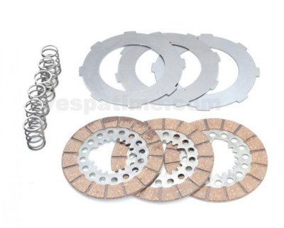 NEWFREN Complete 8-Spring Clutch Disc Kit For Vespa PX 125-150 (1998-2017 Models)