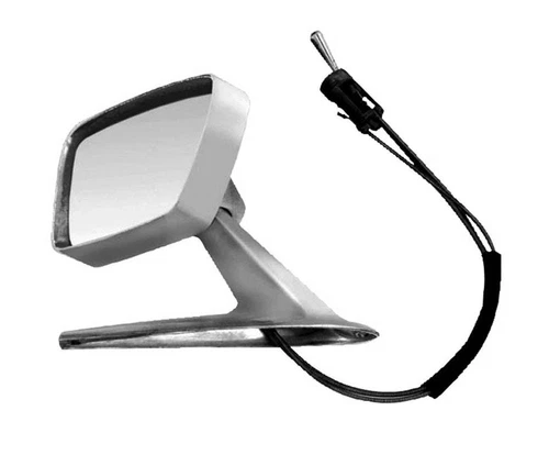 NEW 1967 - 1968 Ford Mustang Left Side Remote Mirror Chrome with cable