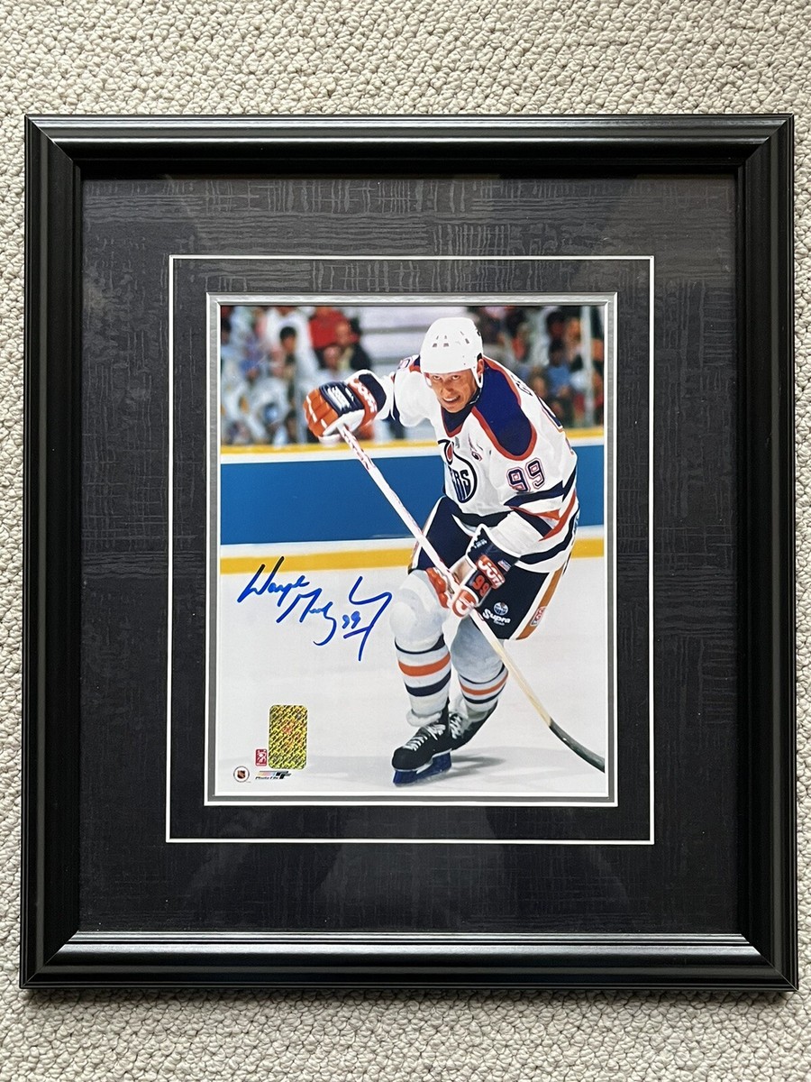 Wayne Gretzky Signed Autographed Framed 8x10 Photo Edmonton Oilers