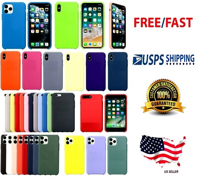 Shockproof Silicone Case Cove  Apple iPhone 6 6s 7 8 X XR XS MAX 11 PRO MAX