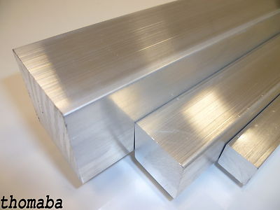 Aluminium Vierkant AlCuMgPb 10x10 120x120 mm Alu Block 4kant