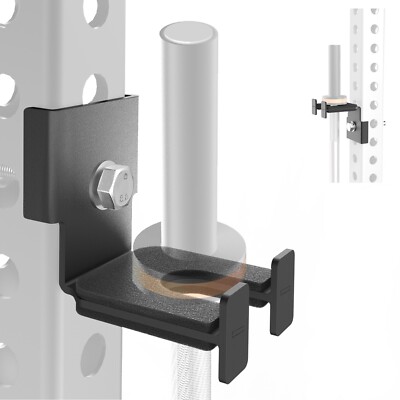 Barbell Holder for 3x3 & 2x3 Power Racks Space-Saving Gym Equipment