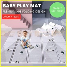 Premium Foldable Baby Kids Play Mat Crawling Pad Waterproof Foam Carpet Rug Mats