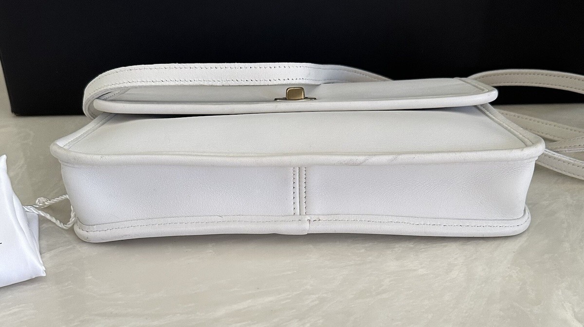 vintage coach old ✨ ivory White bag COACH VINTAGE WHITE (WHITE) GEOMETRIC TOP HANDLE XBODY 9044