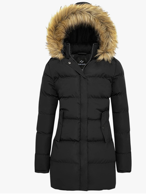 FARVALUE Women's Winter Coat Thicken Puffer Coat Warm Jacket with