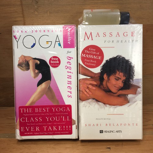 Healing Arts SEALED VHS Yoga Journal Patricia Walden & Massage Shari Belafonte - Picture 4 of 8