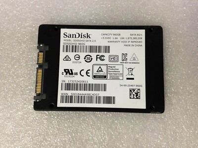 SanDisk SSD 960GB SDSSDHII-960G