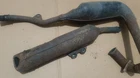 Yamaha  DT125MX Dt 125 DT175 175 used exhaust muffler pipe 4J3-14610-00 damaged