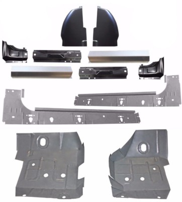 1999 17 12PC Rockers, Cab Corners, Floor Pans, Jamb Ford Super Duty Extended Cab