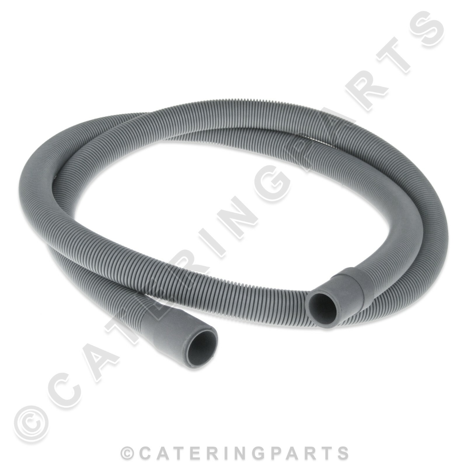 FLEXIBLE PLASTIC DRAIN HOSE UNIVERSAL 2500mm 2.5M GRAVITY WASTE PIPE