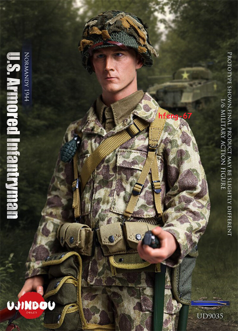 UJINDOU UD9035 WWII US Armored Infantryman Normandy 1944 1/6