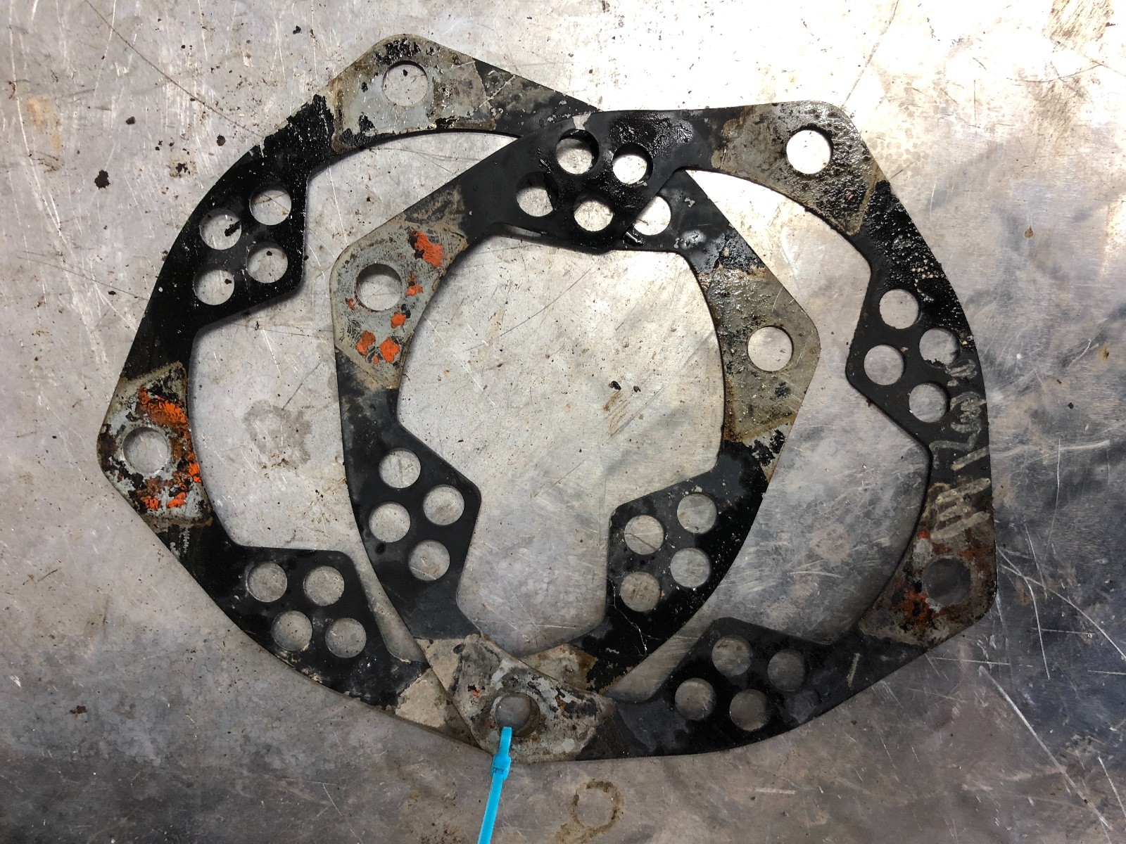 2014 yamaha yfm700 Raptor 700r 700, disc rotor dust rock guards filler ...