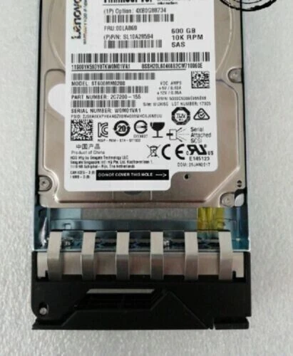 Lenovo 600GB 4XB0G88734 SL10A28594 00LA869 SAS 10K 12Gb/s Hot Swap 2.5" HDD - Image 2 of 3