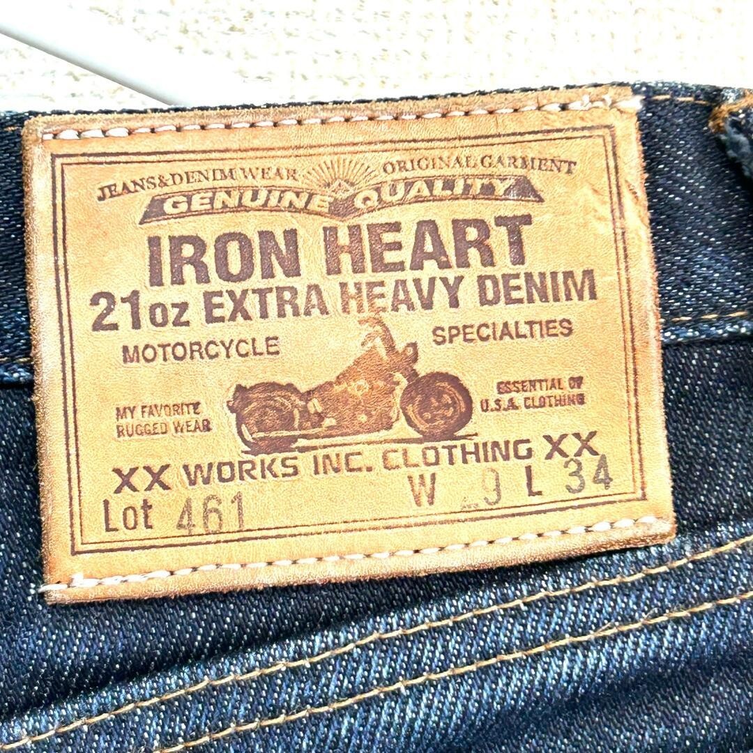 IRON HEART Lot 461 W29 21oz EXTRA HEAVY DENIM Straight From JAPAN 