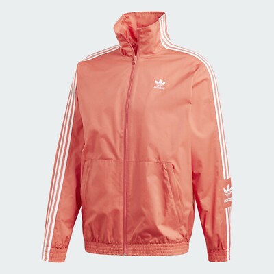adidas Originals Track Zip Up Jacket Trefoil Trace Scarlet Multiple Men's Sizes