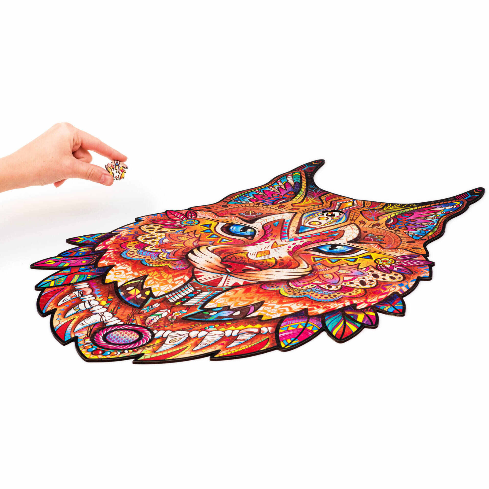 Unidragon Wooden Puzzle Gentle Lynx Animal | eBay