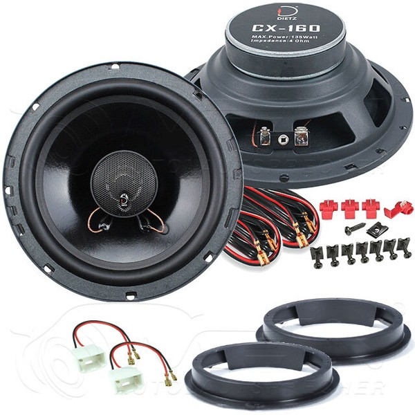 Dietz Auto Lautsprecher FüR Ford Ka+ Ab 2014 Front TüR Vorn 2-Wege 135W #B4DB-image
