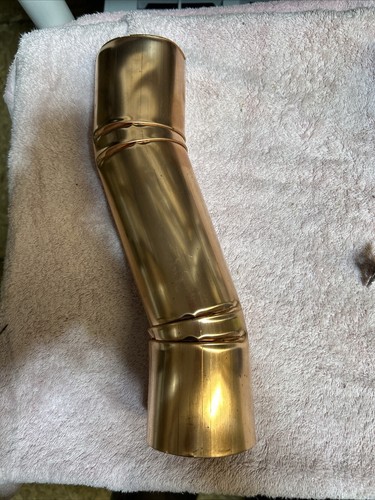 Lot Of Two. 3 inch copper Tubing With 2” Offset