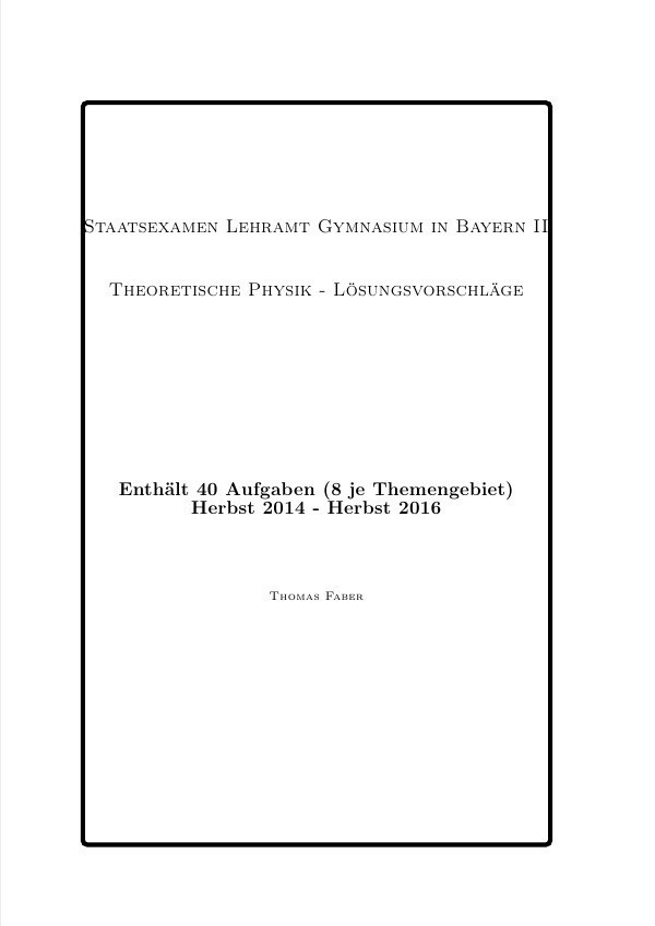Thumbnail - Staatsexamen Lehramt Gymnasium In Bayern Ii | Thomas Faber | Deutsch |