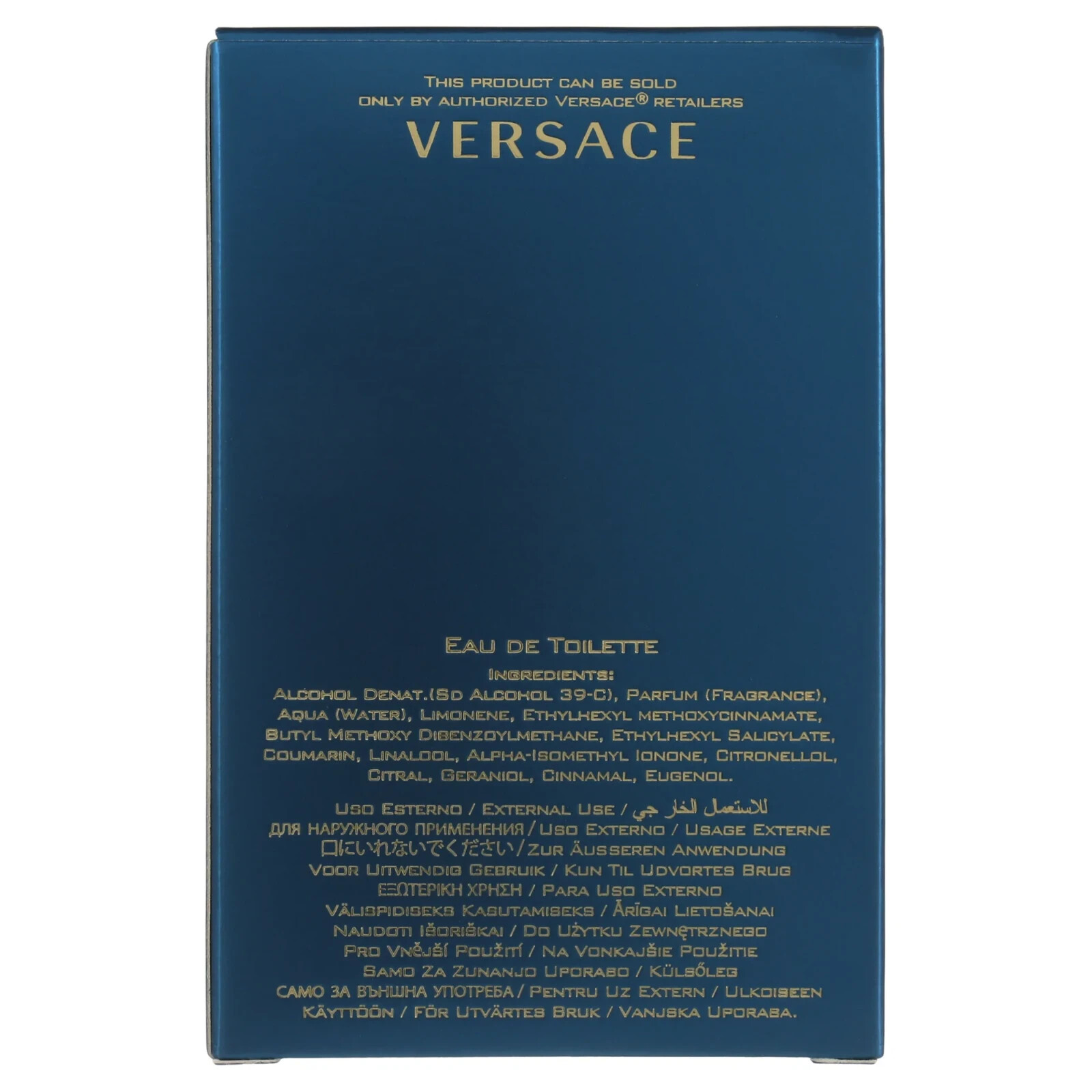 Versace Eros by Gianni Versace Eau De Toilette Cologne for Men 1.7 OZ 50 ML
