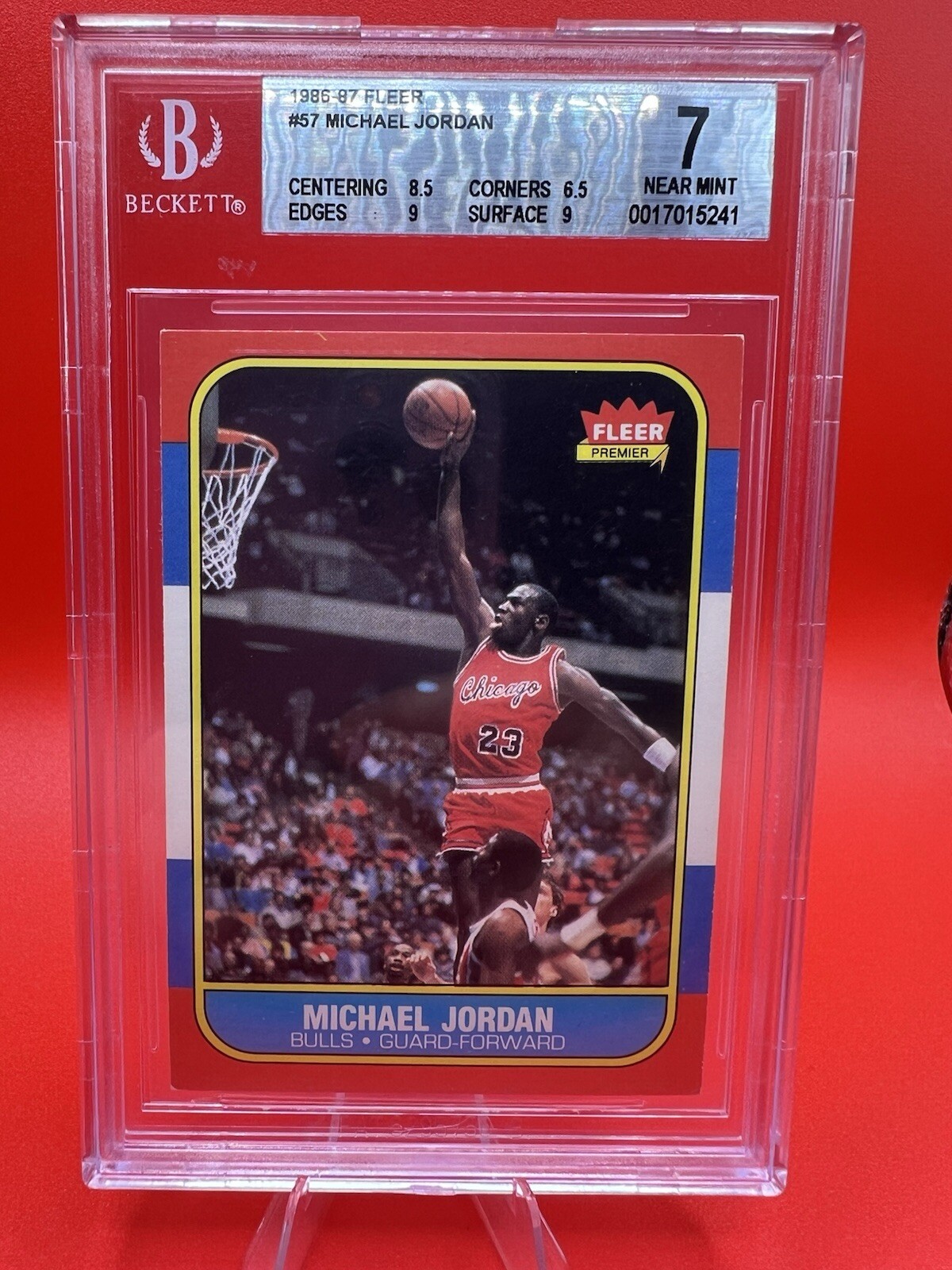 1986-87 Fleer Michael Jordan #57 BGS 7 🔥