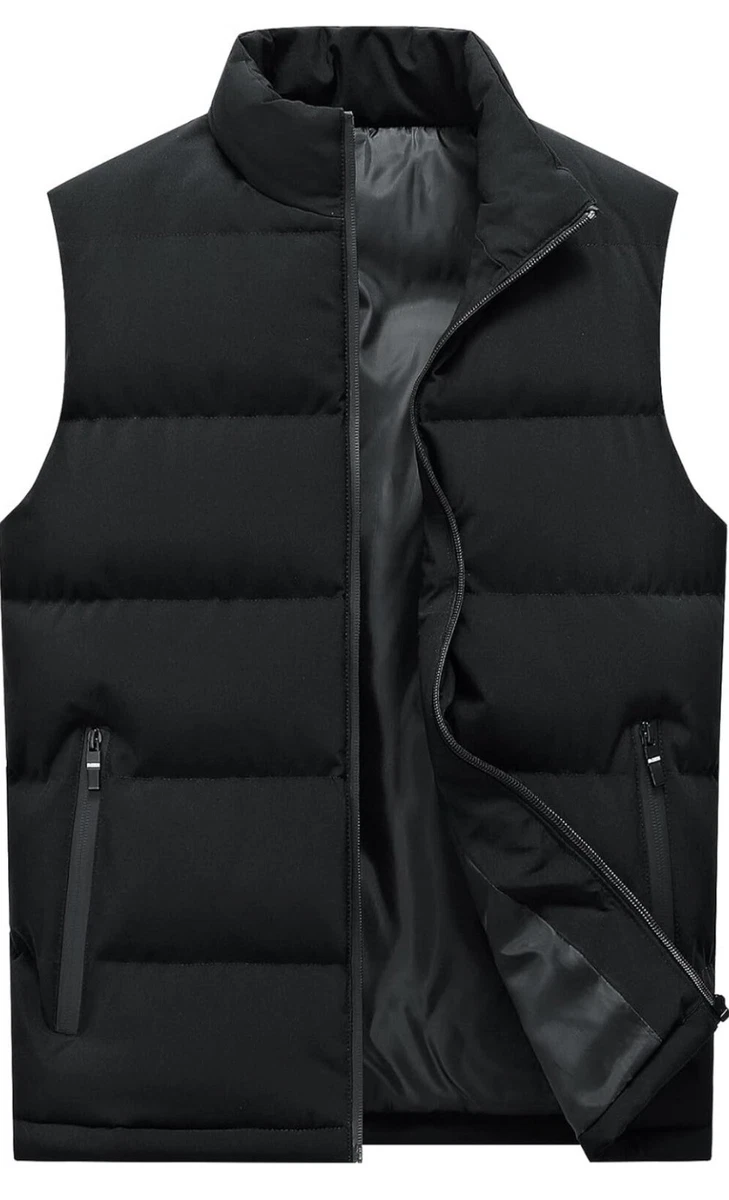 Gilet Con Piumino Imbottito Caldo Da Uomo Invernale Caldo E Senza Maniche Gilet - Foto 6