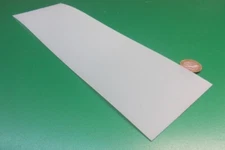 Hdpe White Bar 1/32" (.031") Thick x 3.50" Wide x 12" Long, 12 Pcs, 12 Ft Total