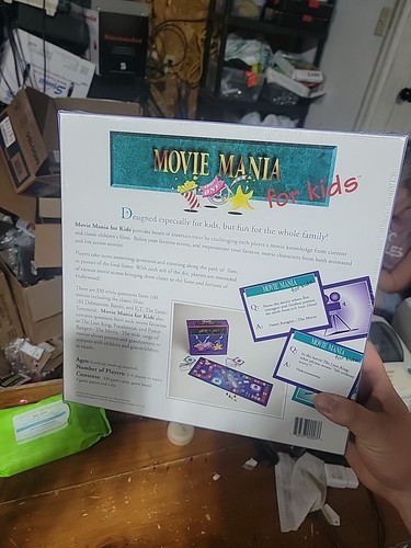 vintage movie mania for kids board game 1995 sealed brand new - Picture 3 of 3