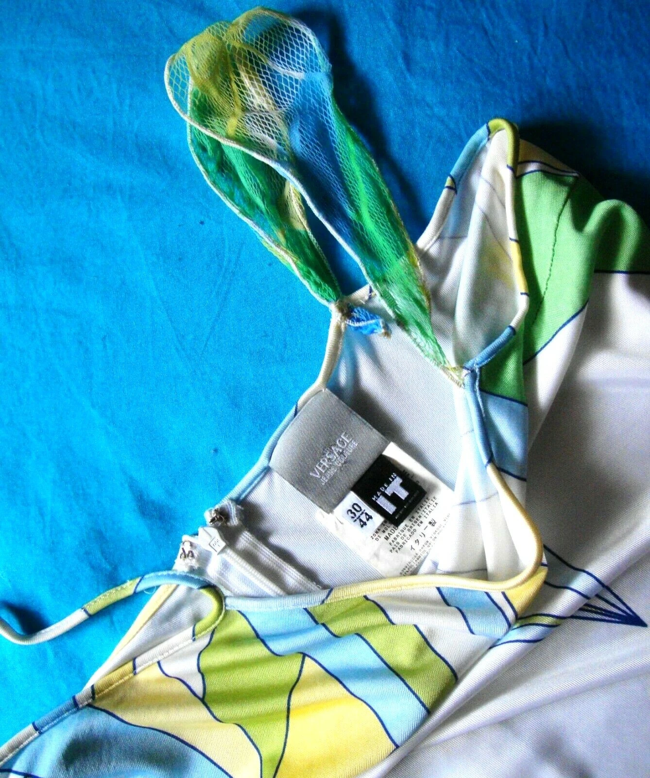 DRESS woman 90's VERSACE JEANS COUTURE made in Italy TG 30 44 circa M Rare