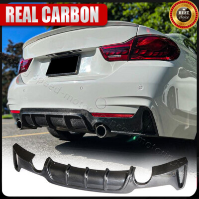 Carbon Fiber Rear Bumper Diffuser Lip Fits BMW 4series F32 F33 F36 M Sport 14-20