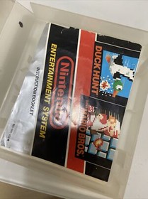 Super Mario Bros./Duck Hunt (NES Game) (Booklet) (Case) See description.