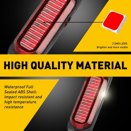 4x luces marcadoras laterales rojas 4 LED para casa rodante camión remolque luz de separación lámpara impermeable - Imagen 4 de 12