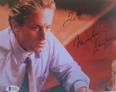 Michael Douglas signed autographed 8x10 Photo The Game Beckett