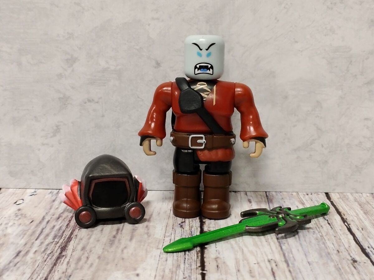 1FRE Roblox 3 Action Figure, Series 7 Dominus Dudes Black Helmet (NO CODE)