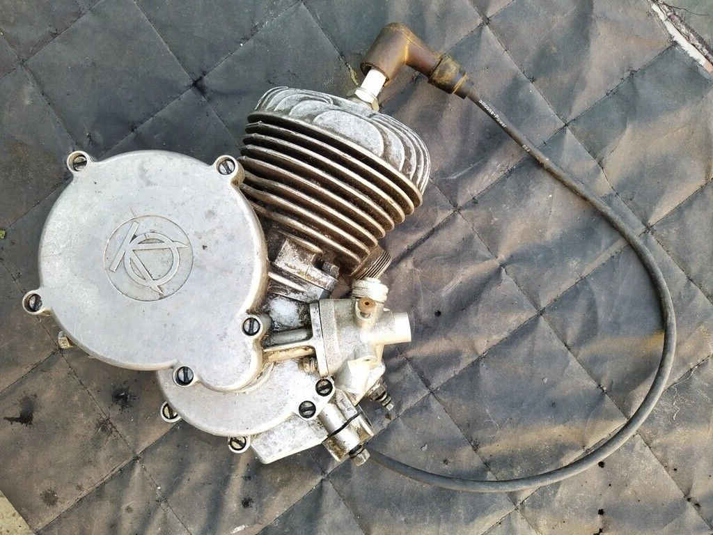 OLD vintage Engine for a Riga bicycle scooter moped D4 D5 D6 50 cc