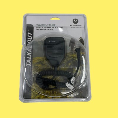 Motorola Talkabout Walkie-Talkie Microphone w/ Push-to-Talk #1065 Z50/11 (AR)