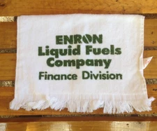 Vintage Enron Liquid Fuels Company Golf Towel