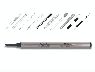 ACME Studio 5020 BLACK Felt Tip Refill