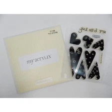 Close To My Heart Acrylix Stamp Set C1166 You and Me Designer Hearts Flowers