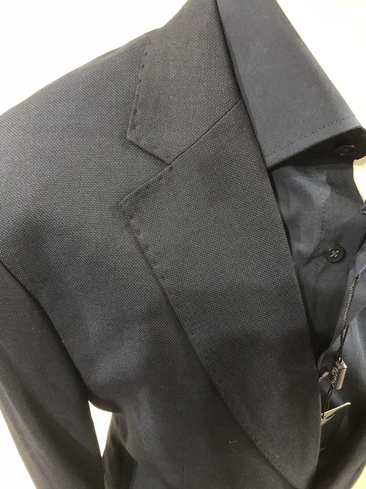 Traje Para Hombre Chicco Pied Poule Azul Calce Ajustado D7 46 48 50 52 54 56 58 60 Lana Foto 4 de 4