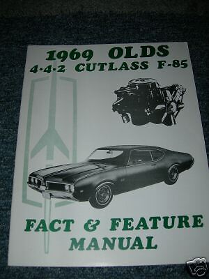 1972 Oldsmobile Cutlass 442 F85 Feature Manual